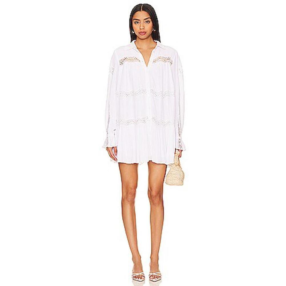 TULAROSA Stacey Mini Dress in White